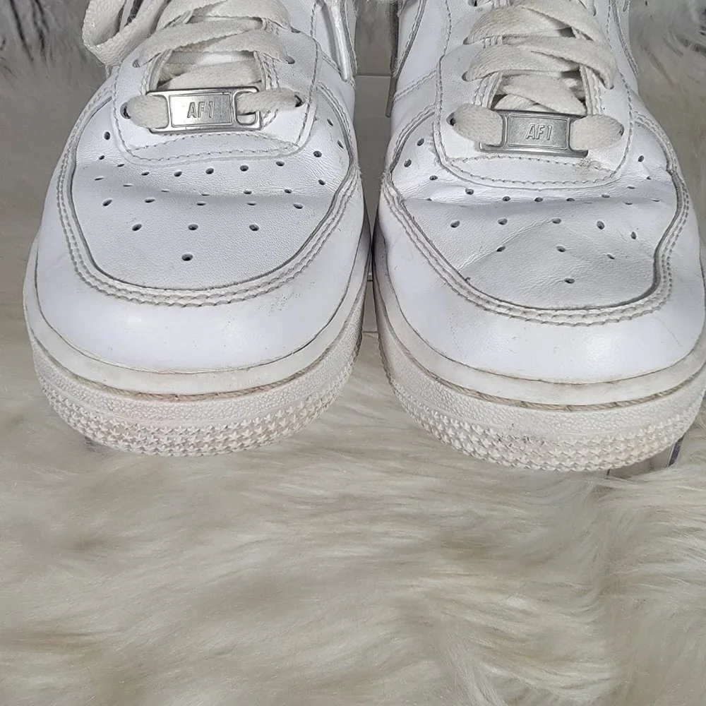 Nike‎ Af1 Air Force 1 Low Top White Sneakers